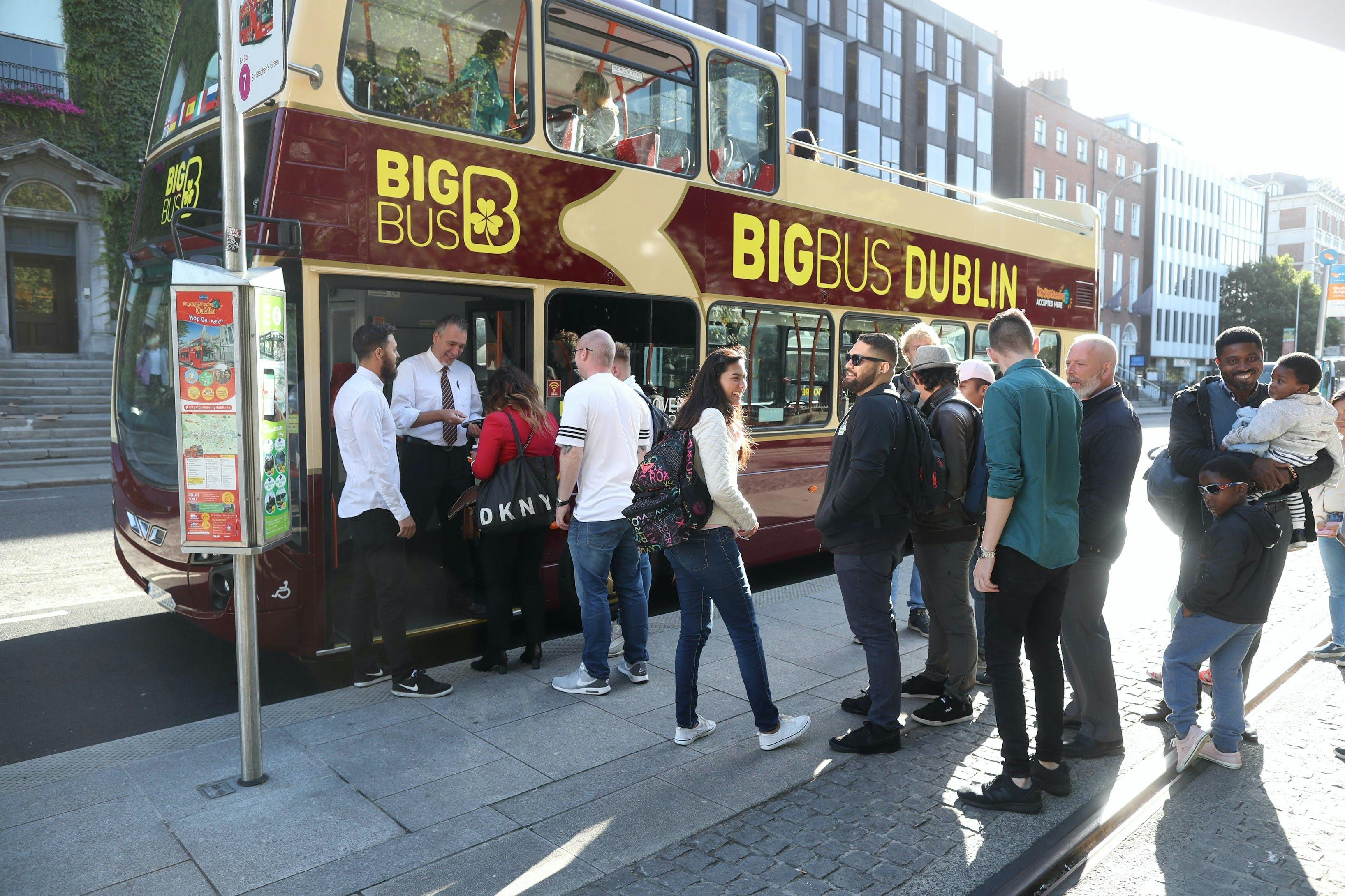 Big Bus Dublin hop on off tour Musement