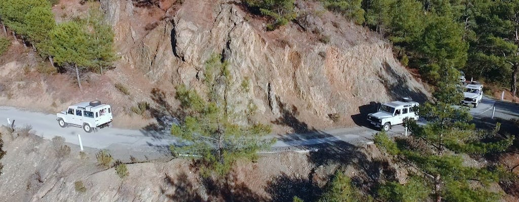 Góry Troodos indywidualna wycieczka samochodem terenowym