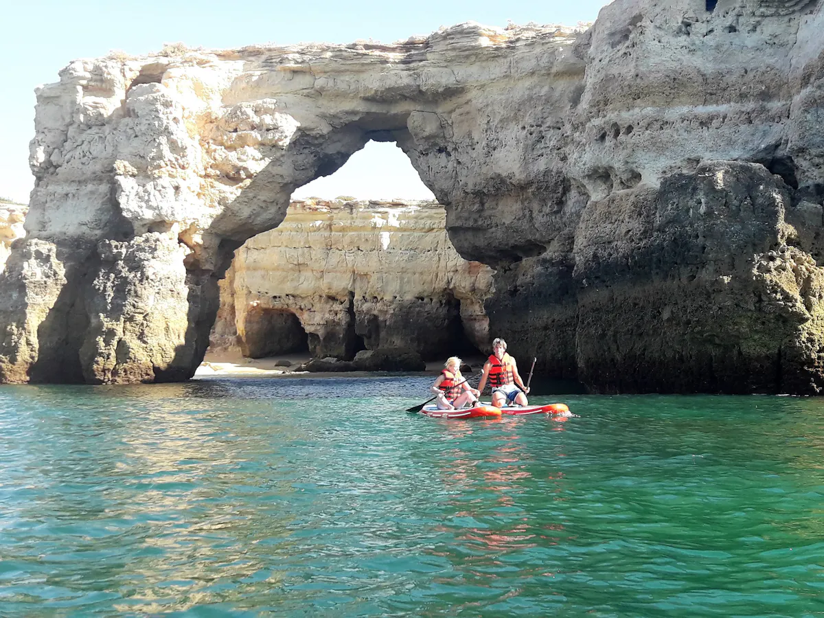 Benagil Caves and Cliffs by Stand Up Paddle