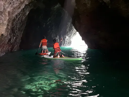 Benagil Caves and Cliffs by Stand Up Paddle