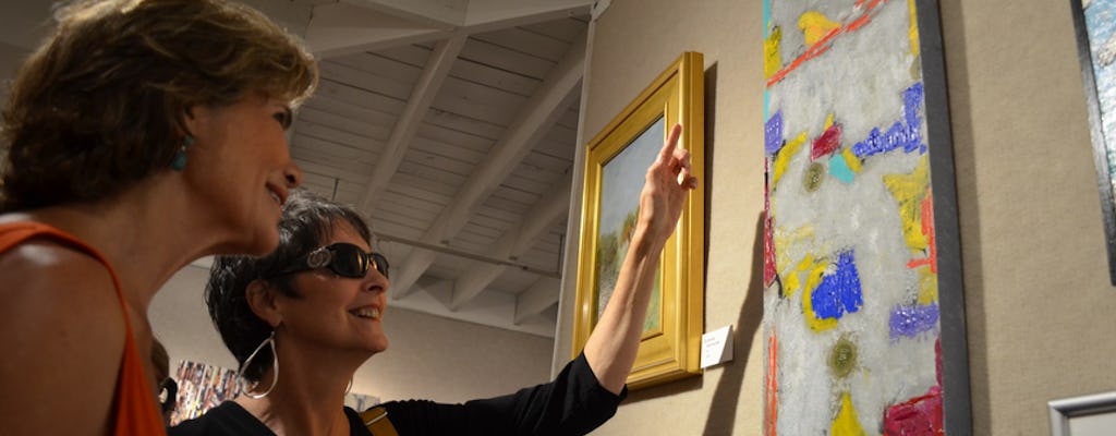 Art gallery tour with wine & appetizers in Sarasota