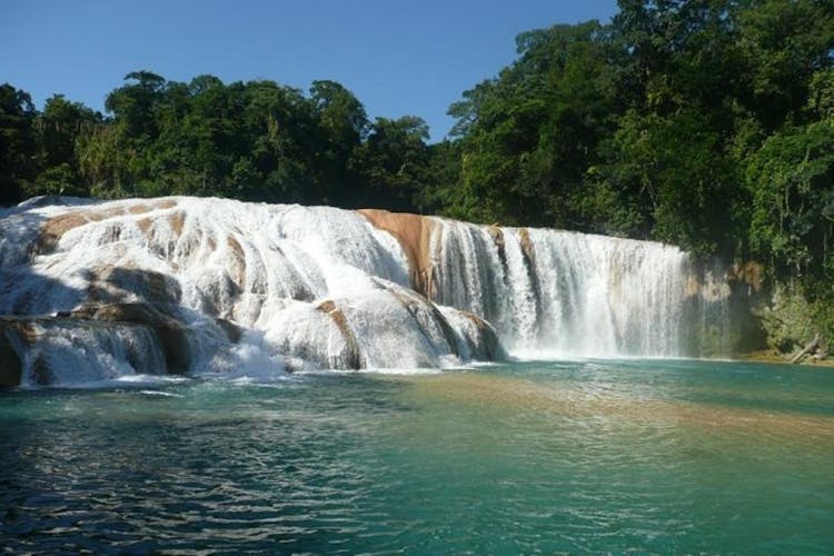 Palenque Archaeological Site, Agua Azul and Misol Ha waterfalls tour