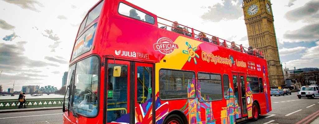 Hop-on hop-off bustour door Londen