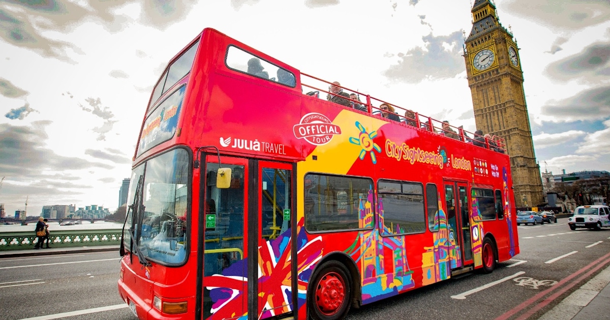 hop on hop off bus tour of london