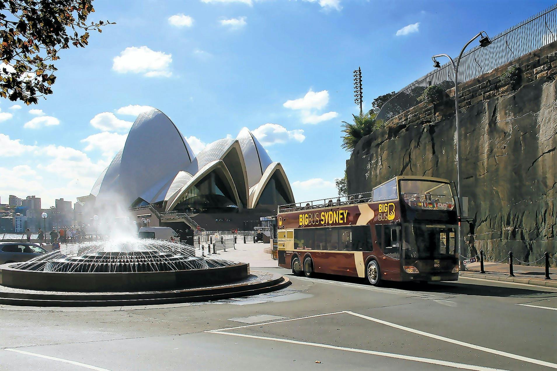 Big Bus-tour door Sydney