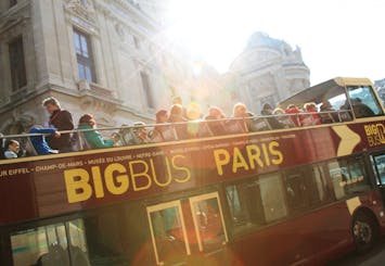 Big Bus tour of Paris