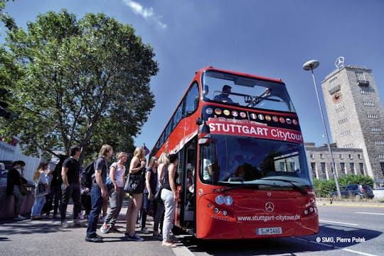 Tour de 24 horas en autobús con paradas libres por Stuttgart: ruta azul