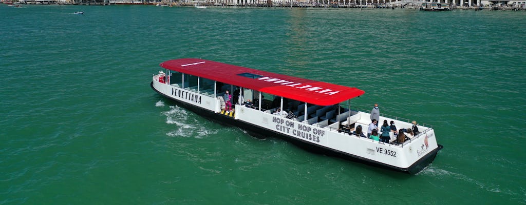 Tour hop-on hop-off por Veneza e pelas ilhas da lagoa com audioguia