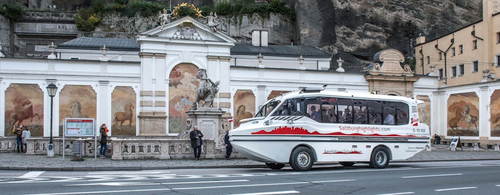 Amphibious bus city tour with Best of Mozart concert and panoramic dinner