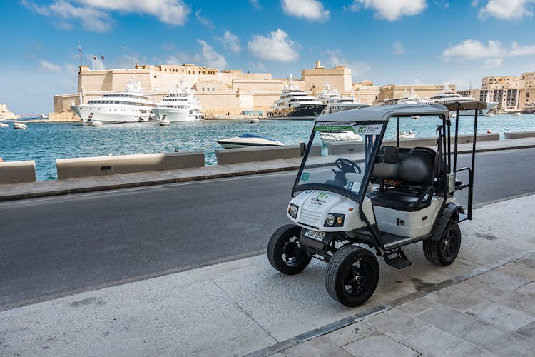 Electric buggy tour of the Three Cities of Malta
