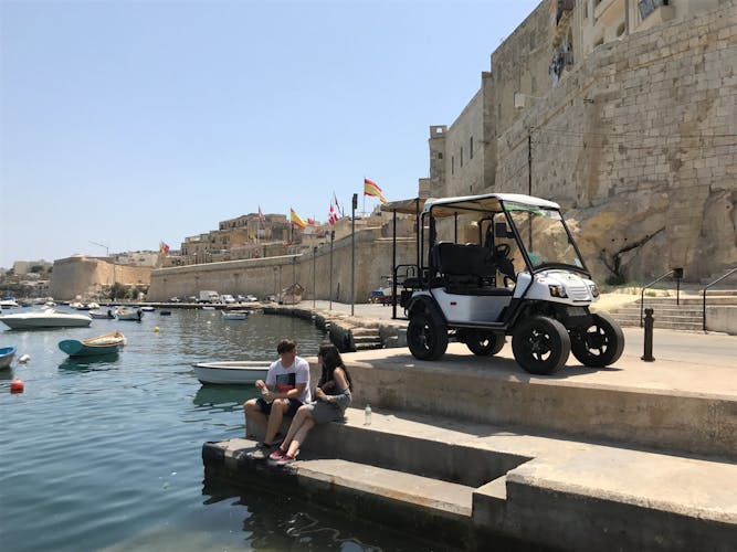 Electric buggy tour of the Three Cities of Malta