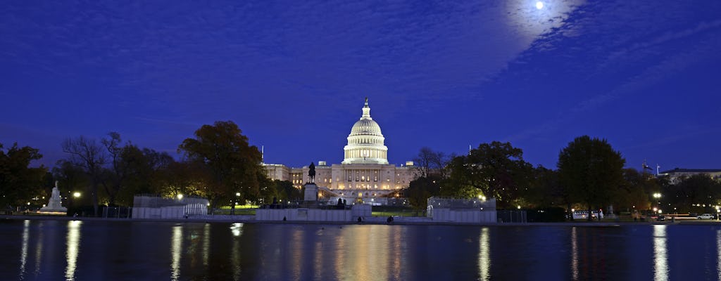 Visite nocturne du National Mall de Washington en voiture électrique