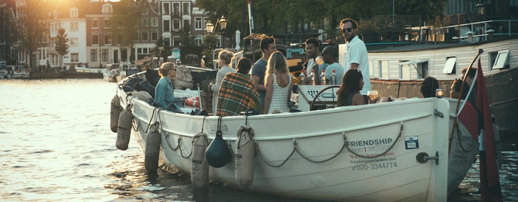 Cruzeiro de luxo de uma hora pelos canais de Amsterdã