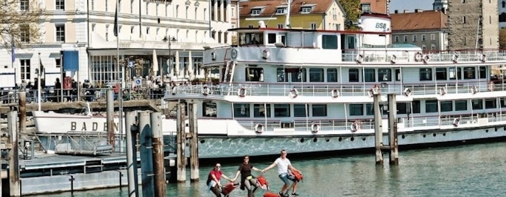 Guided water bike tour on Lake Constance to Fischbach