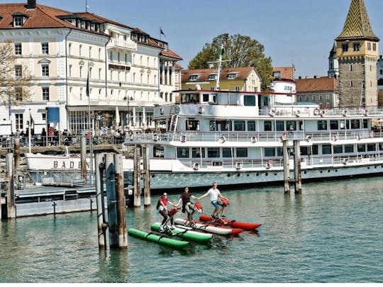1,5-stündige Waterbike Tour auf dem Bodensee