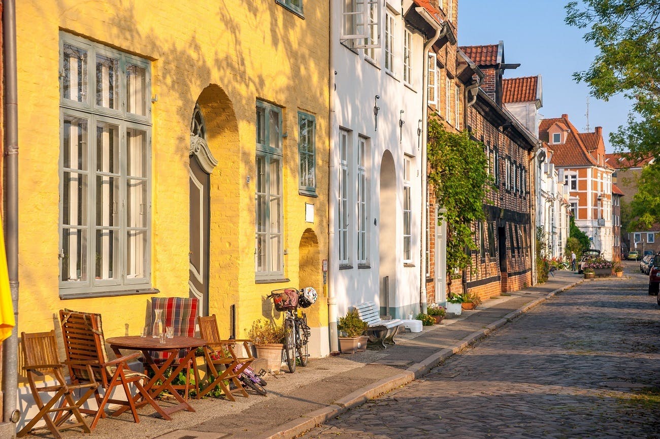 Tour privado de casas e corredores em Lübeck