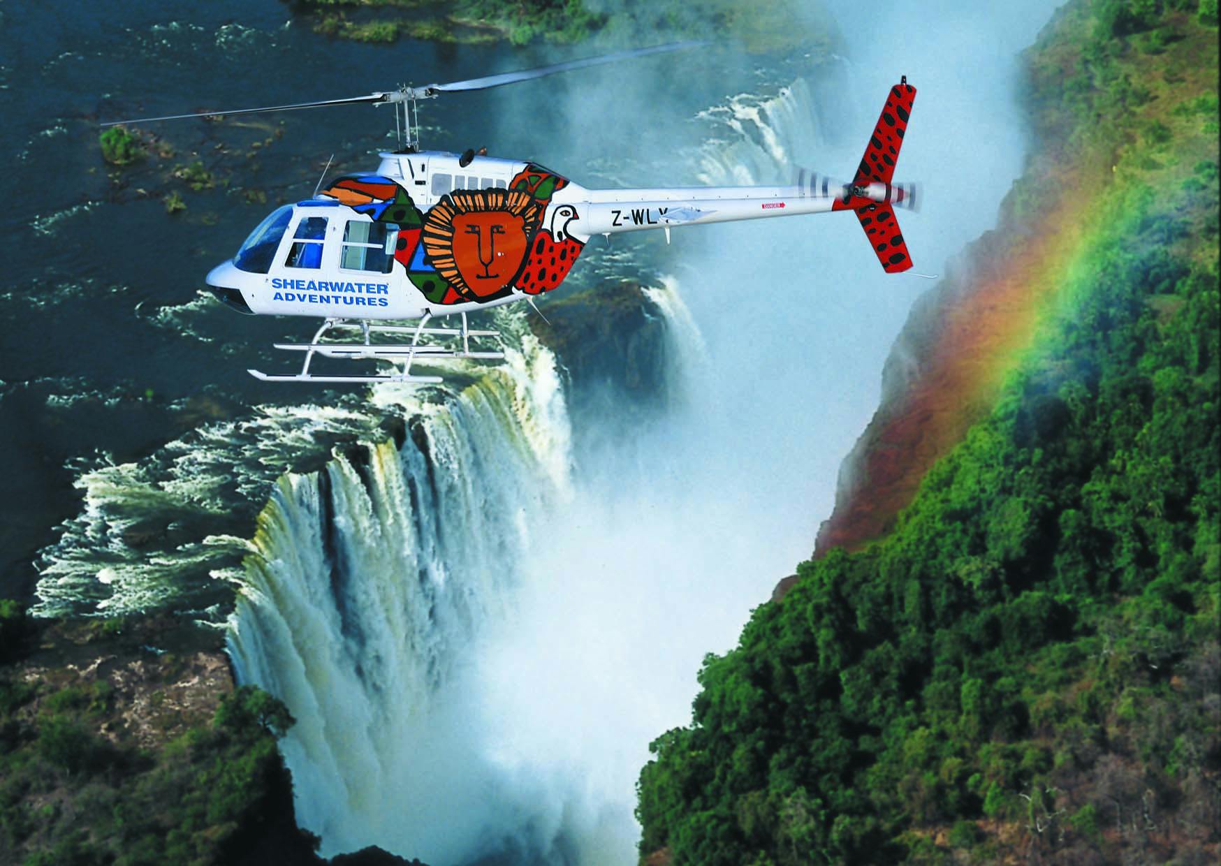 Водопад Анхель с вертолета