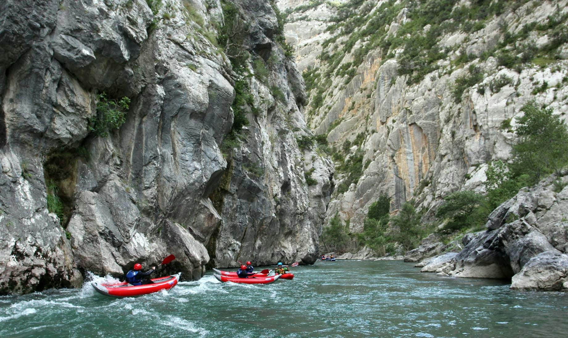 Kayaking on River Noguera Pallaresa