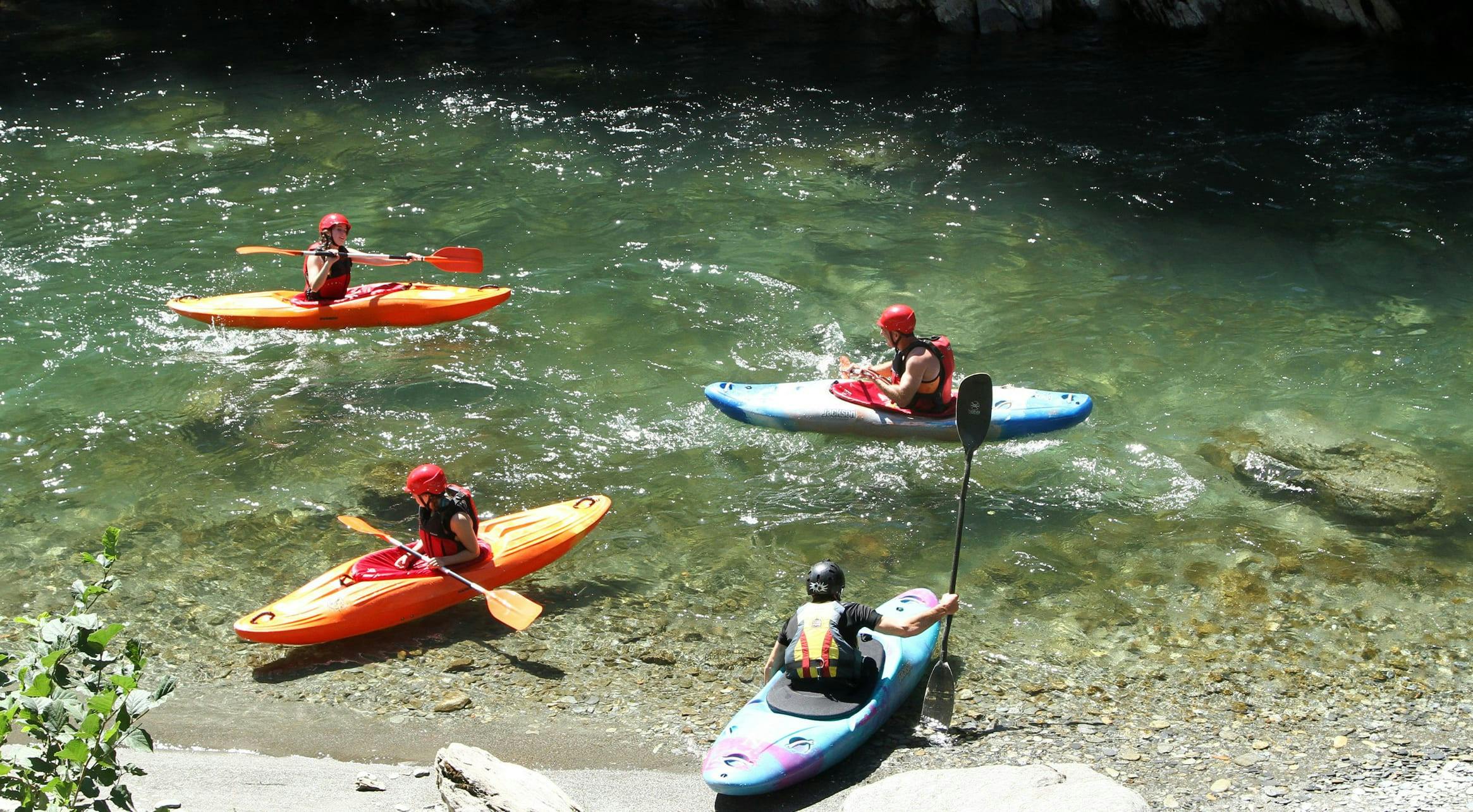 Kayaking on River Noguera Pallaresa