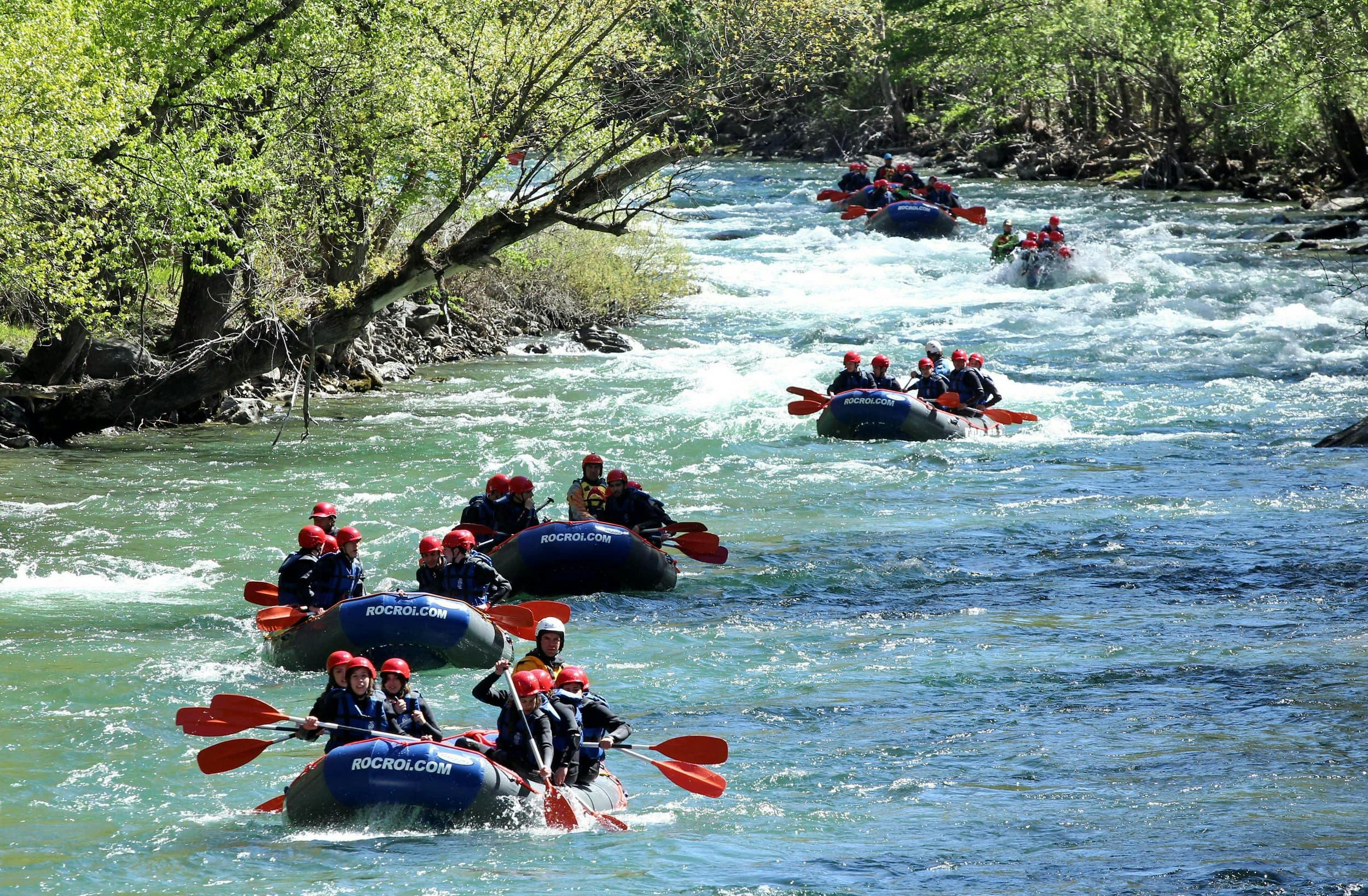 Rafting on River Noguera Pallaresa