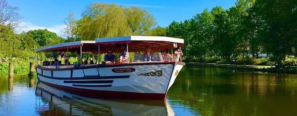 Odense River Cruise return ticket aboard a tour boat