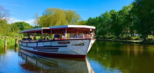 Odense River Cruise return ticket aboard a tour boat