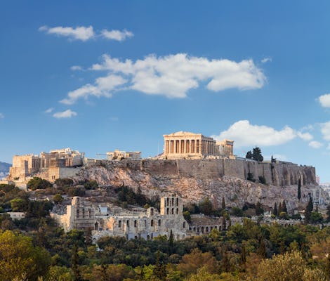 Przejdź do siedmiu atrakcji archeologicznych Aten