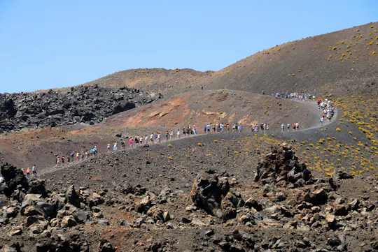 Santorini Vulkanische Inseln Bootsfahrt