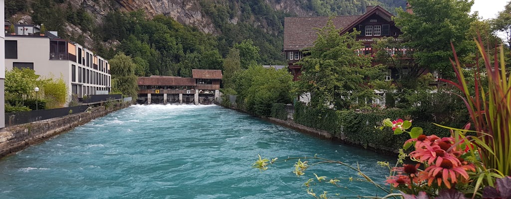 City tour of Interlaken and ascension of the Harder from Bern