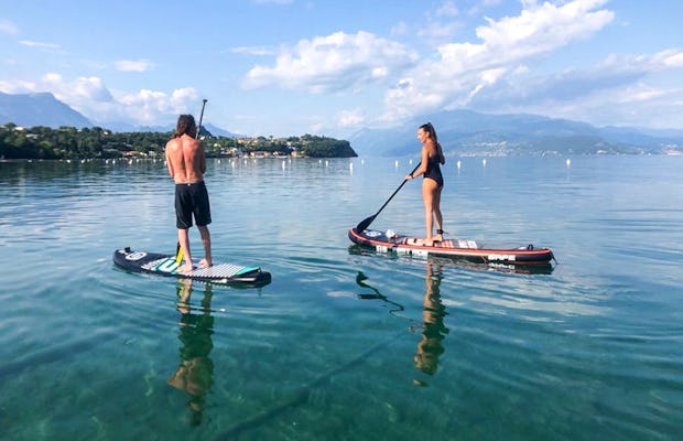 Stand up paddle board experience on Garda Lake