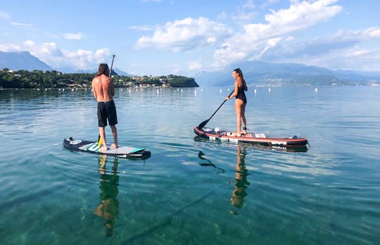 Experiência de stand up paddle no Lago de Garda