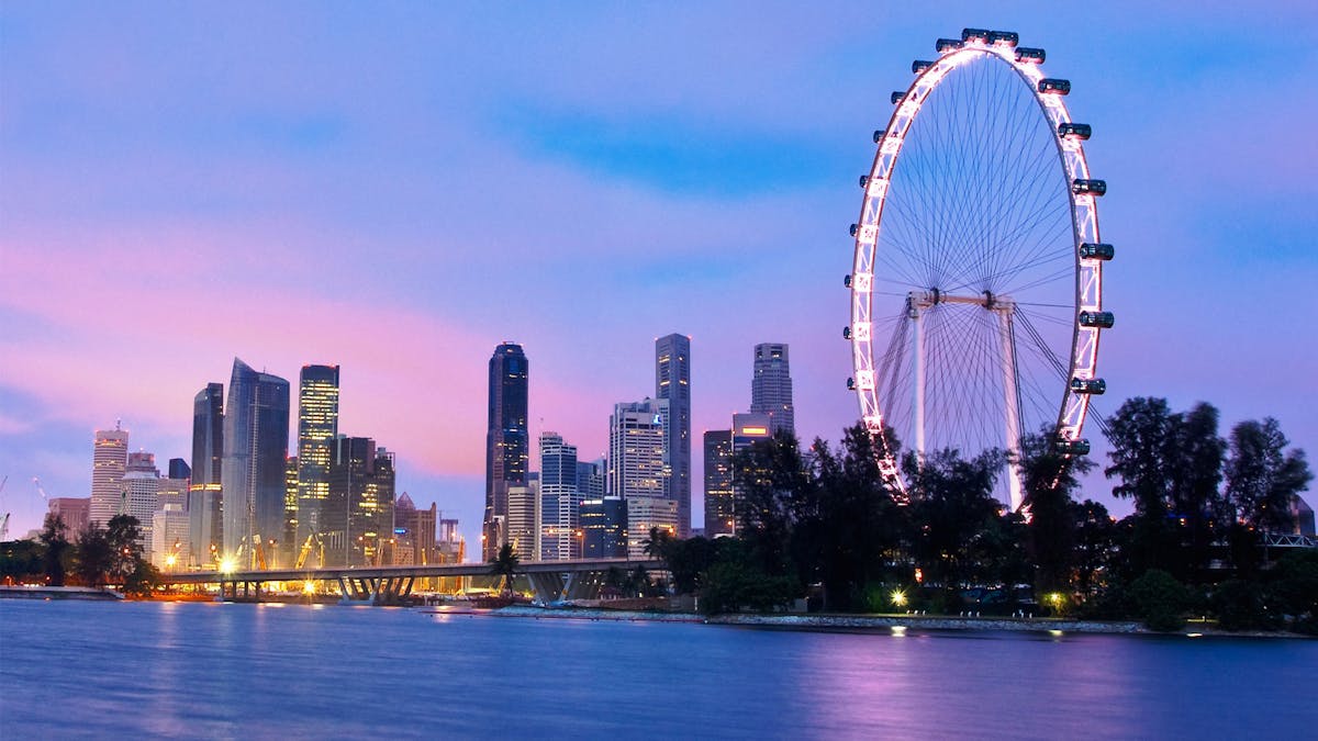 Biglietti d'ingresso per la ruota panoramica di Singapore Flyer e la Capsula del Tempo