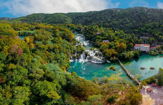 Excursion en hors-bord dans le parc national de Krka avec repas le midi