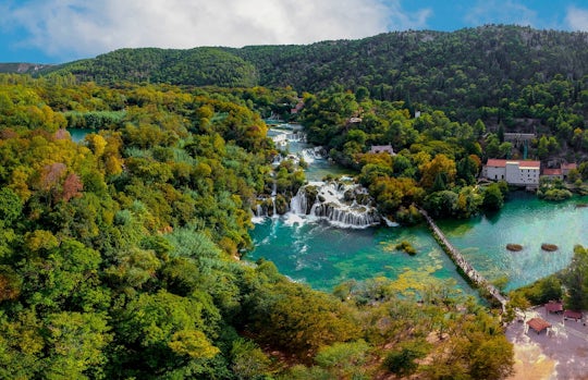 Speed boat tour to the Krka National Park with lunch