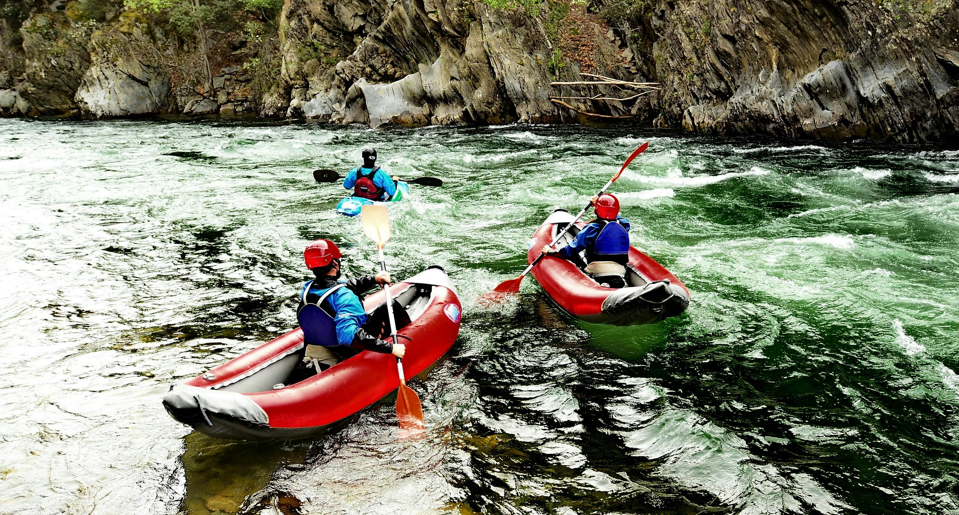 Kayaking on River Noguera Pallaresa