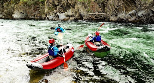 Kayaking on River Noguera Pallaresa