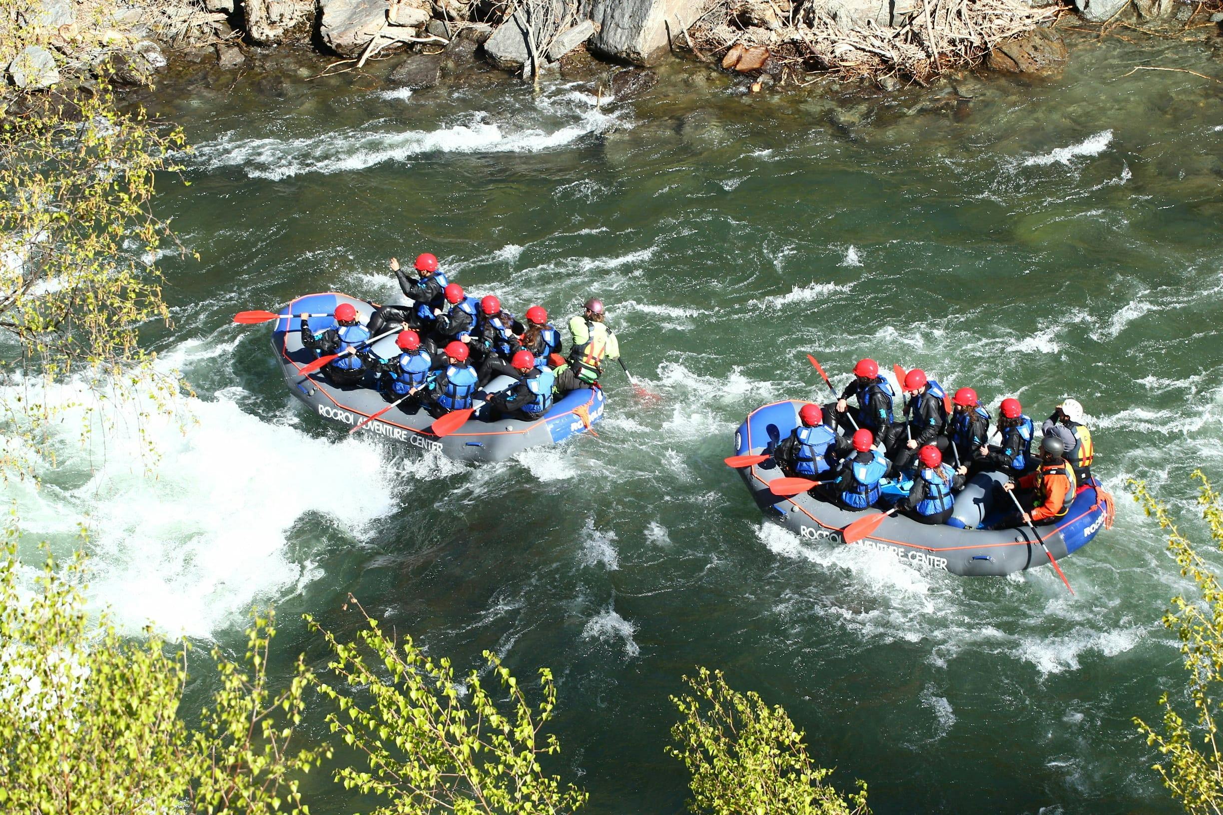 Rafting on River Noguera Pallaresa