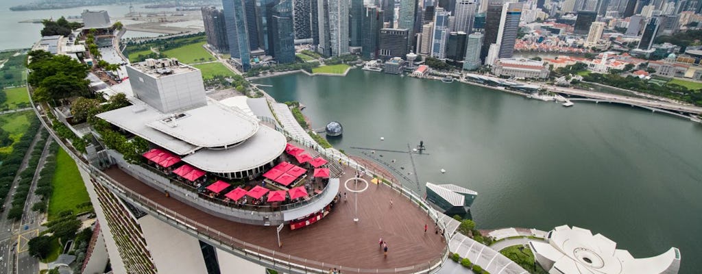 Plateforme d'observation SkyPark à Marina Bay Sands