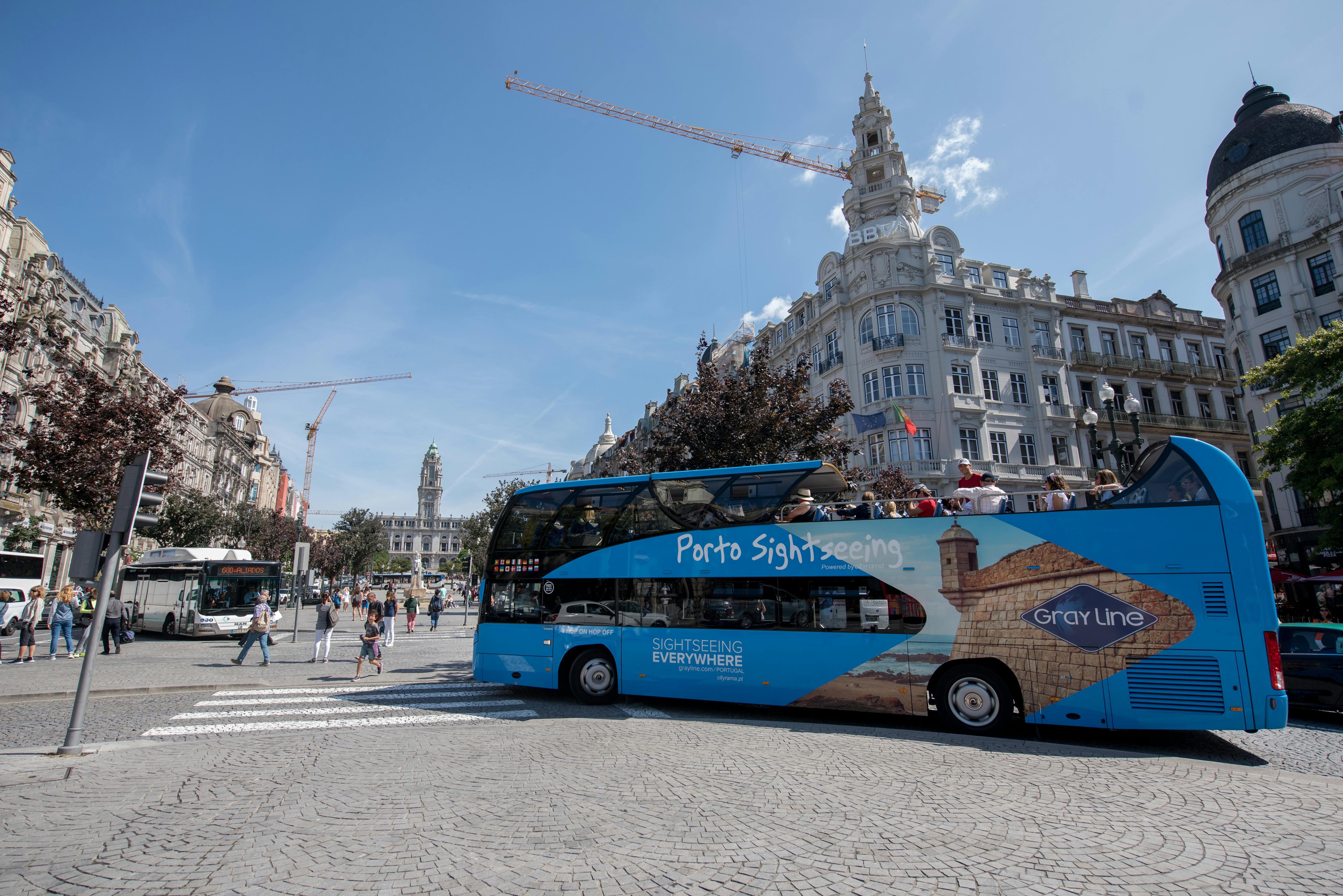 Recorrido de 24 horas en los autobuses turísticos de Oporto