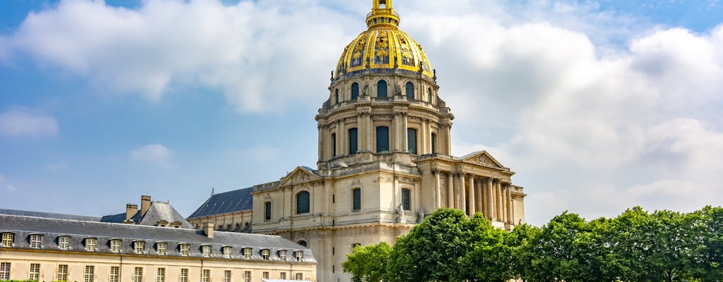 Les Invalides and Army Museum priority tickets with audio tour on mobile app