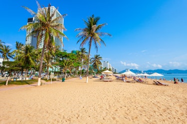 Nha Trang, set against a stunning backdrop of white sandy beaches, verdant mountains, and untouched islands.