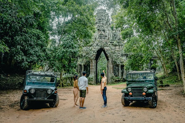 Complesso di Angkor e percorso avventura in 4x4