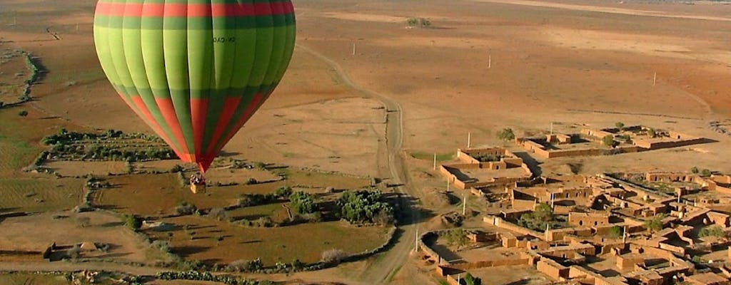 Hot air balloon ride over Marrakech