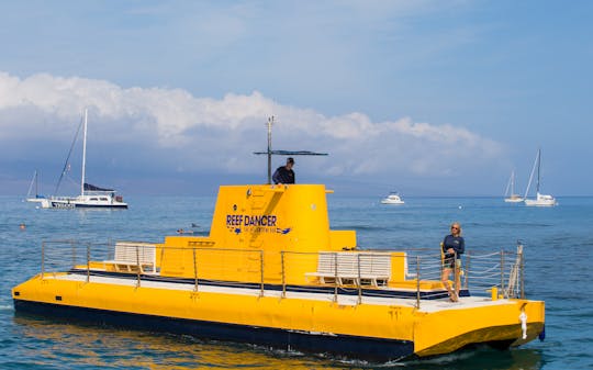 Glass-bottom boat tour in Maui