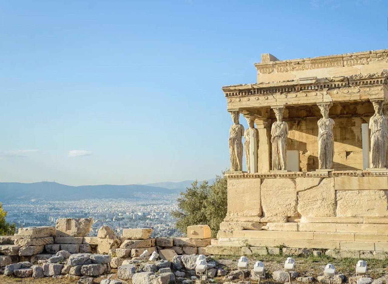 Akropolis i Athen på guidet rundvisning med spring-køen-over billetter