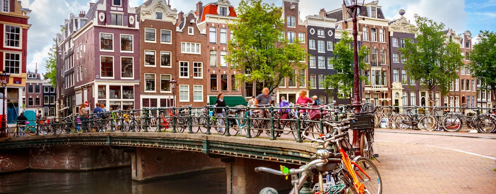 Alquiler de bicicletas de 48 horas en Ámsterdam con mapa de la ciudad