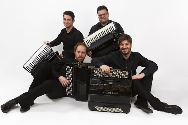 Ingressos Quartetto Aires - Redivivo 2021: A arte dos quatro acordeões