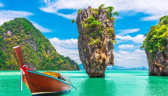 Full-day trip from Phuket to Phang Nga Bay with boat cruise