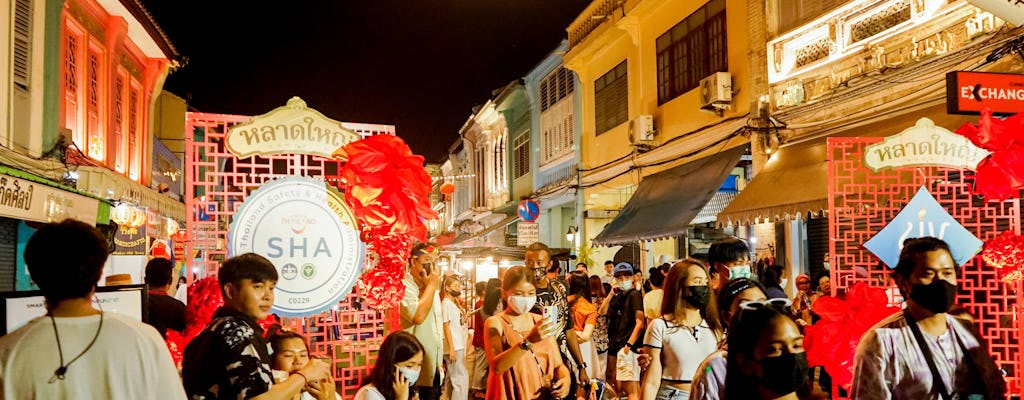 Tour door de Oude Binnenstad van Phuket met de Avondmarkt van Thalang Road