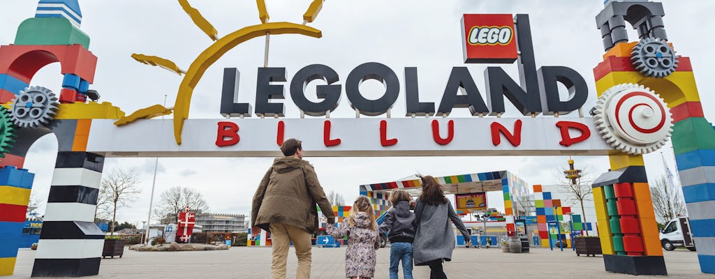 Transporte privado a Legoland, incluidas las entradas.